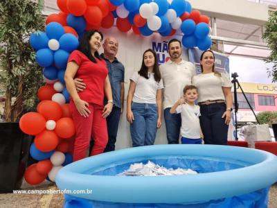Supermercado Hamud realizou o sorteio da promoÃ§Ã£o de aniversario em comemoraÃ§Ã£o aos 20 anos em Laranjeiras do Sul